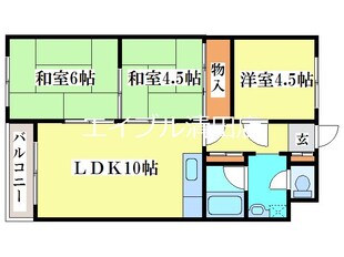 日光ハイツの物件間取画像